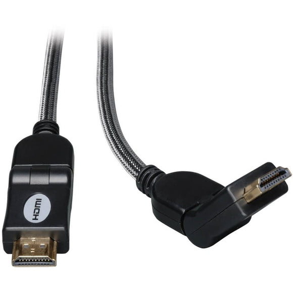Tripp Lite 3ft High Speed HDMI Cable Digital Video with Audio Swivel Connectors 4K x 2K M/M 3'