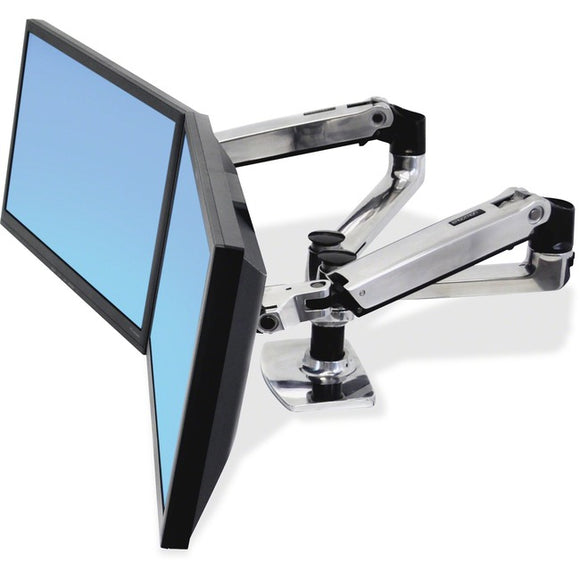 Ergotron Mounting Arm for Flat Panel Display - Silver