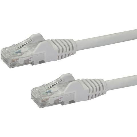 StarTech.com 10ft CAT6 Ethernet Cable - White Snagless Gigabit - 100W PoE UTP 650MHz Category 6 Patch Cord UL Certified Wiring/TIA
