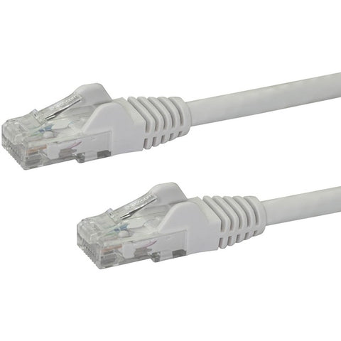 StarTech.com 3ft CAT6 Ethernet Cable - White Snagless Gigabit - 100W PoE UTP 650MHz Category 6 Patch Cord UL Certified Wiring/TIA