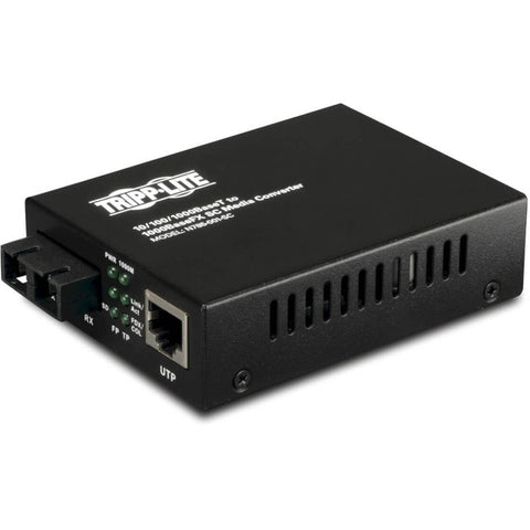 Tripp Lite Fiber Optic 10/100/1000 to 1000BaseLX SC Gigabit Multimode Media Converter 2km 1310nm