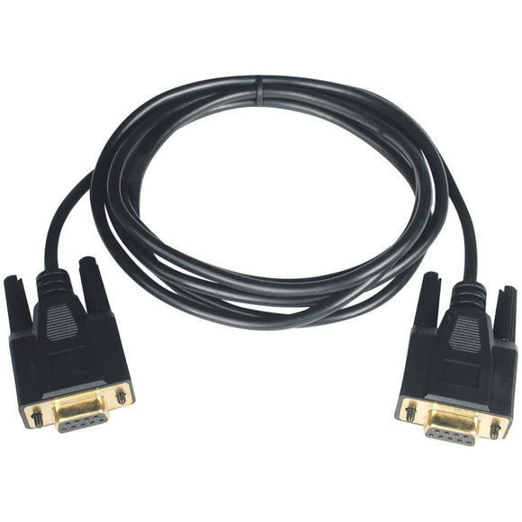Tripp Lite by Eaton 10ft Null Modem Serial RS232 Cable Adapter DB9 Female / Female