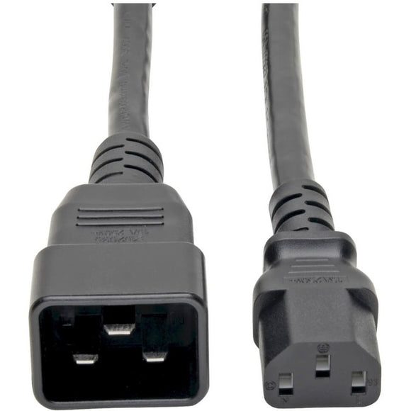 Tripp Lite 2ft Power Cord Y Splitter Cable C20 to 2xC13 Heavy Duty 15A 14AWG 2'