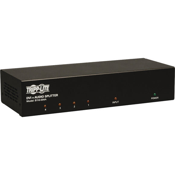 Tripp Lite 4-Port DVI Single Link Video / Audio Splitter / Booster DVIF/2xF