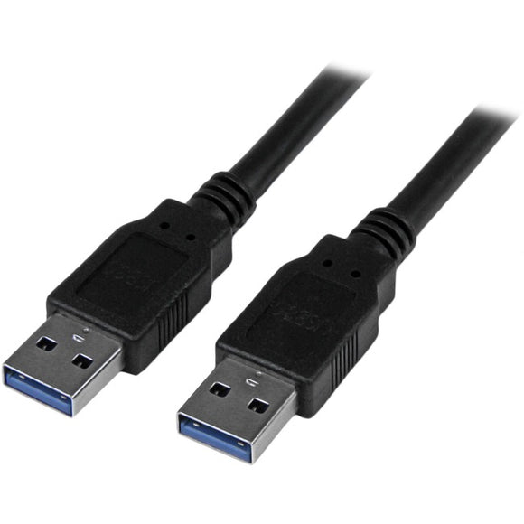 StarTech.com 6 ft Black SuperSpeed USB 3.0 Cable A to A - M/M