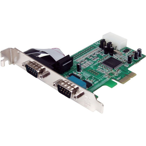 StarTech.com 2 Port PCIe Serial Adapter Card with 16550
