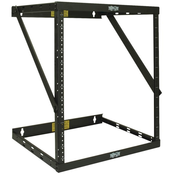 Tripp Lite SmartRack 8U/12U/22U Expandable Flat-Pack Low-Profile Switch-Depth Wall-Mount 2-Post Open Frame Rack