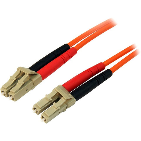StarTech.com 2m Fiber Optic Cable - Multimode Duplex 50/125 - LSZH - LC/LC - OM2 - LC to LC Fiber Patch Cable