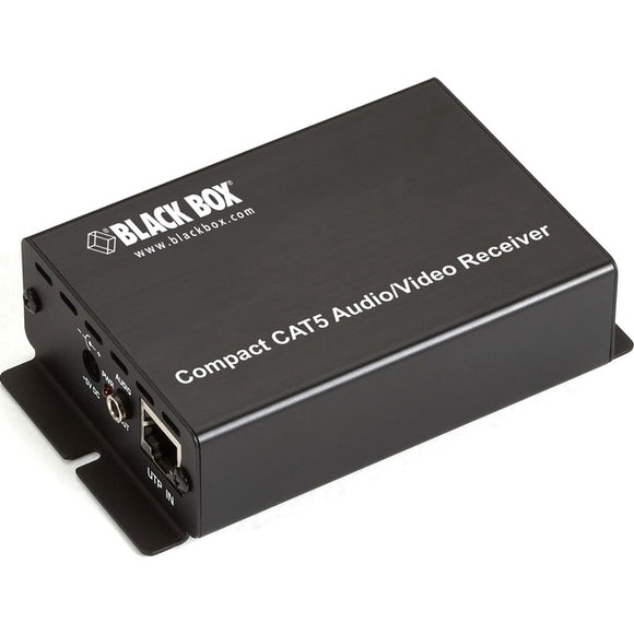 Black Box Compact Cat5 Audio/video Receiver , Gsa, Taa