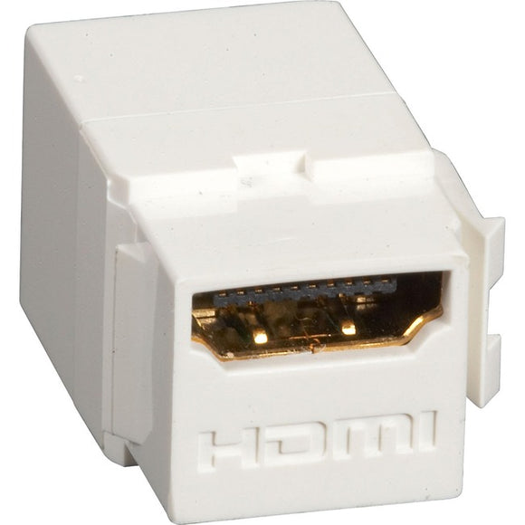 Black Box Snap Fitting - HDMI, Female/Female, Office White
