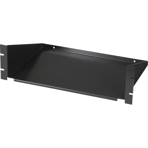 Black Box 19" It Rackmount Solid Shelf - Fixed, 3u, 12"d, 2-point Mounting, 35lbs, Gsa, Ta