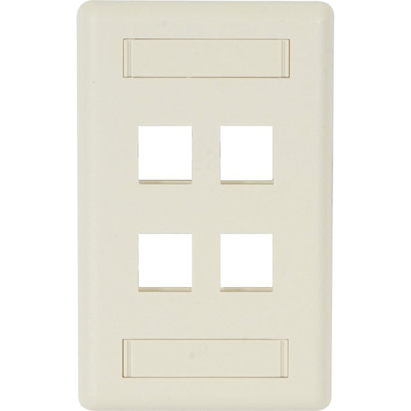 Black Box GigaStation2 4 Socket Network Faceplate