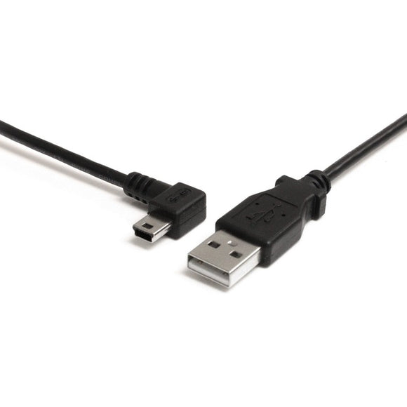 StarTech.com 3 ft Mini USB Cable - A to Left Angle Mini B