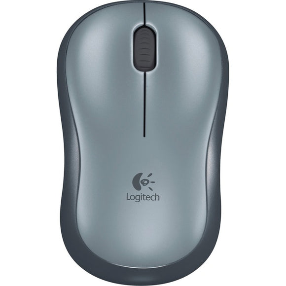 Logitech M185 Wireless Mouse, 2.4GHz with USB Mini Receiver, 12-Month Battery Life, 1000 DPI Optical Tracking, Ambidextrous, Compatible with PC, Mac, Laptop (Swift Grey)