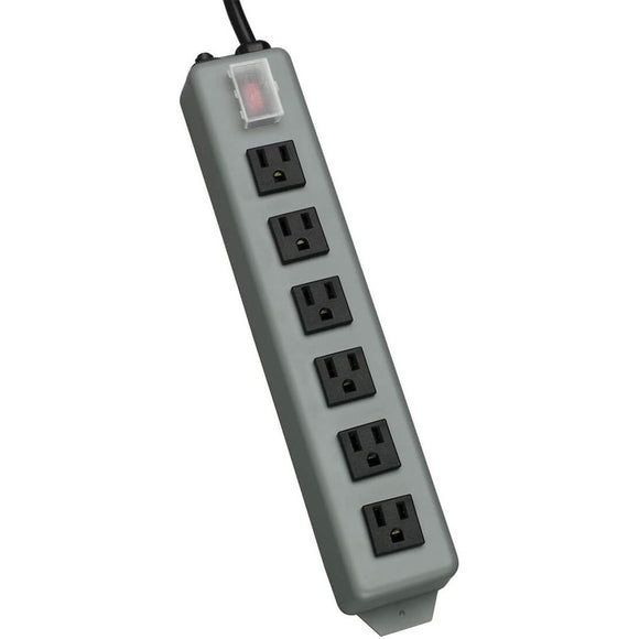 Tripp Lite by Eaton Industrial Power Strip 6-Outlet 15 ft. (4.6 m) Cord Locking Switch Cover