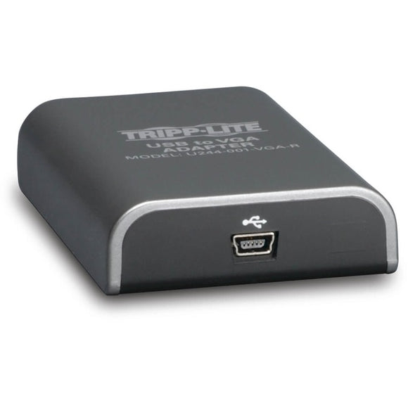 Tripp Lite USB 2.0 to VGA Dual Multi-Monitor External Video Graphics Card Adapter 1080p 60Hz