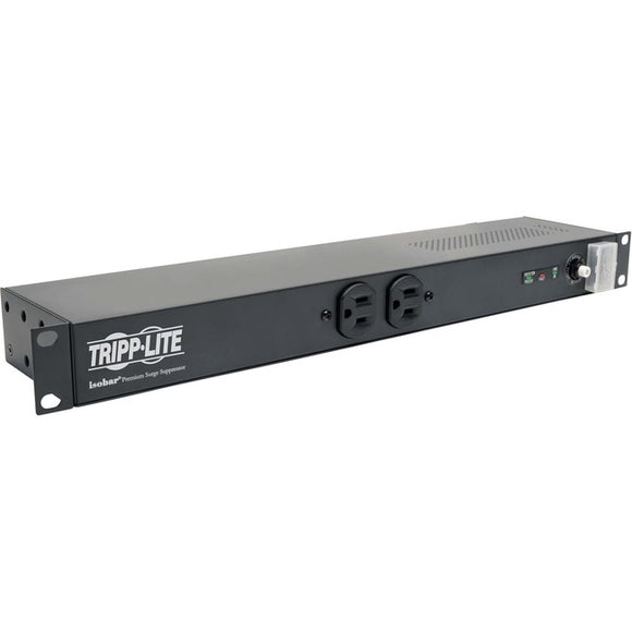 Tripp Lite Isobar Surge Protector Rackmount 20A 12 Outlet 15ft Cord 1URM