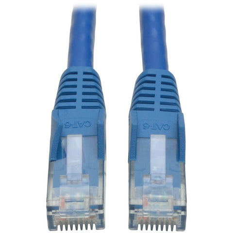 Tripp Lite Cat6 Gigabit Snagless Molded (UTP) Ethernet Cable (RJ45 M/M) PoE Blue 5 ft. (1.52 m)