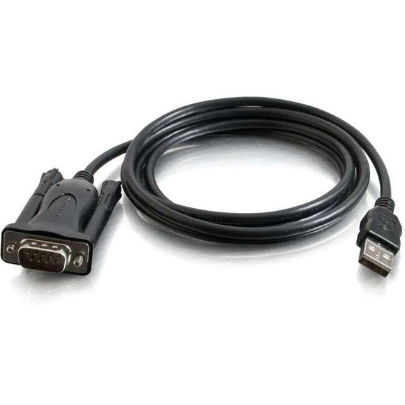 C2G 5ft USB to DB9 Serial Cable - RS232 Adapter Cable