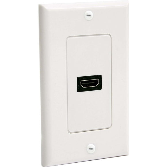 StarTech.com Single Outlet Female HDMI® Wall Plate White