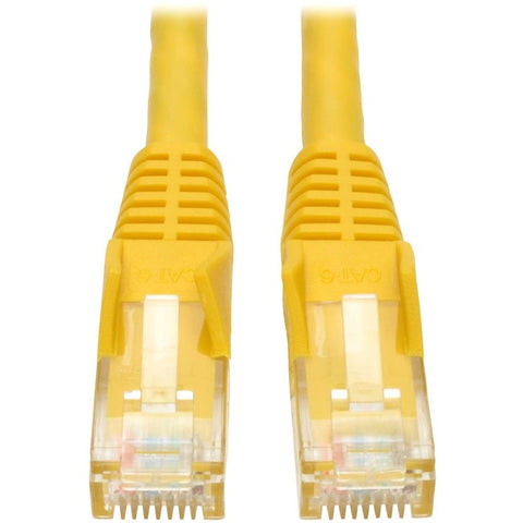 Tripp Lite 2ft Cat6 Gigabit Snagless Molded Patch Cable RJ45 M/M Yellow 2'