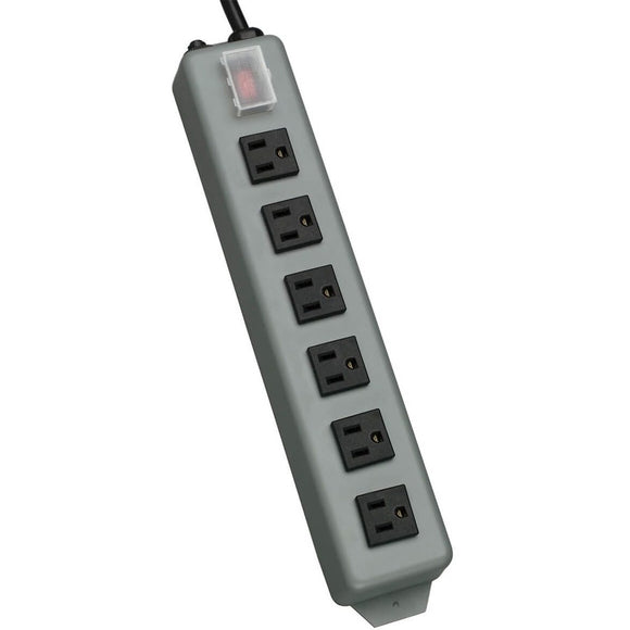 Tripp Lite by Eaton Industrial Power Strip 6 Right-Angle Outlets 15 ft. (4.6 m) Cord Mounting Tabs