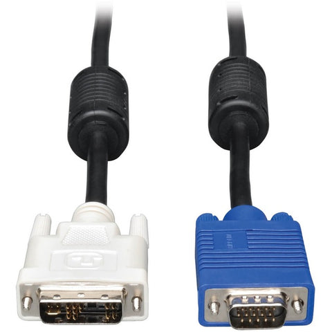 Tripp Lite 10' DVI to VGA Monitor Cable Shielded DVI Male to HD15 M/M 10ft