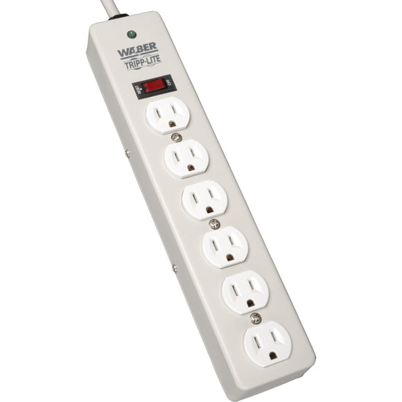 Tripp Lite Waber Industrial Surge Protector 6-Outlet 6 ft. (1.83 m) Cord 1050 Joules