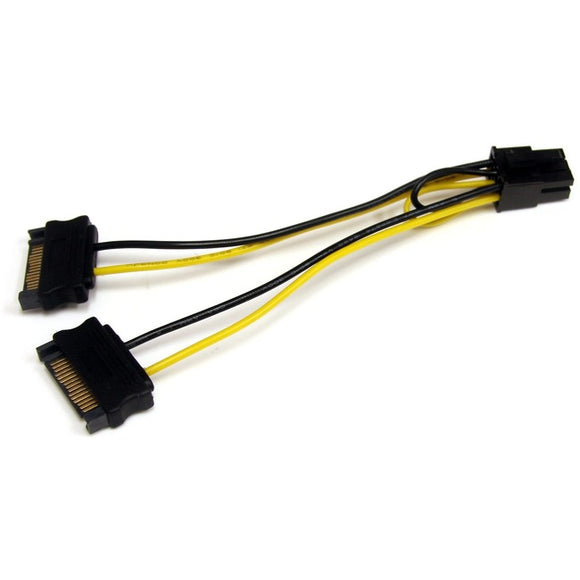 StarTech.com 6in SATA Power to 6 Pin PCI Express Video Card Power Cable Adapter