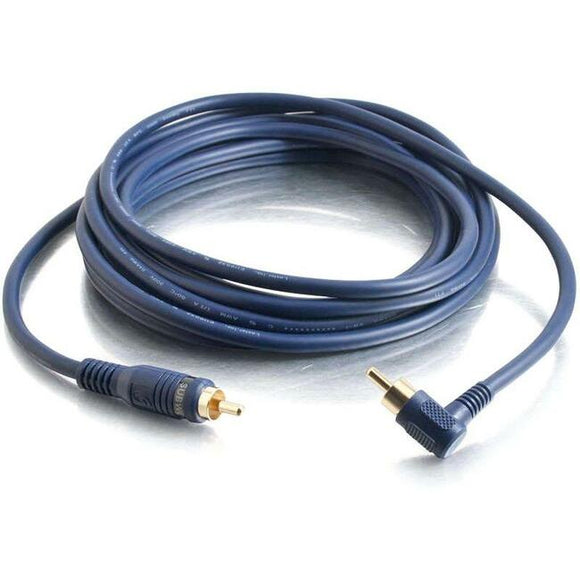 C2G 12ft Velocity Right Angled Subwoofer Cable