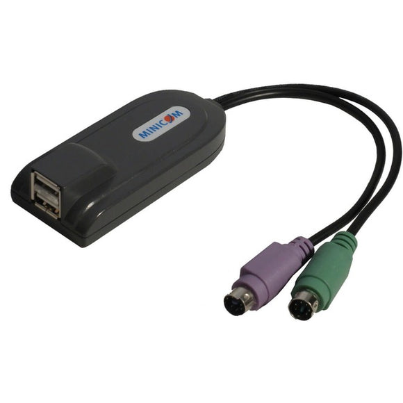 Tripp Lite Minicom PS2 to USB Converter for KVM Switch & Extender TAA GSA