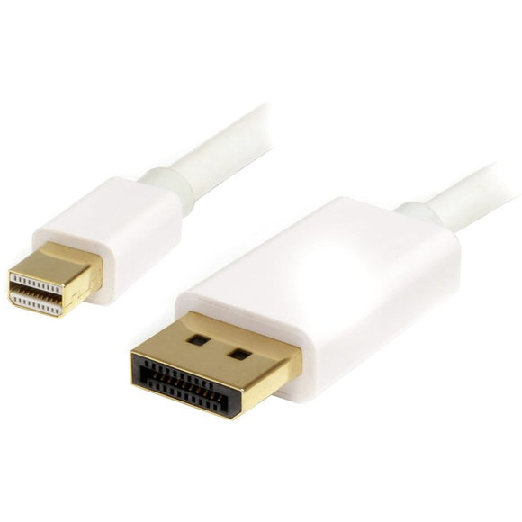 StarTech.com 1m (3ft) Mini DisplayPort to DisplayPort 1.2 Cable, 4K x 2K mDP to DisplayPort Adapter Cable, Mini DP to DP Cable for Monitor
