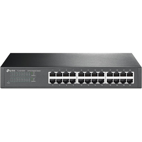 TP-LINK TL-SG1024D - 24-Port Gigabit Ethernet Unmanaged Switch - Limited Lifetime Warranty