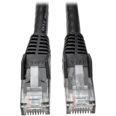 Tripp Lite Cat6 Gigabit Snagless Molded (UTP) Ethernet Cable (RJ45 M/M) PoE Black 6 ft. (1.83 m)