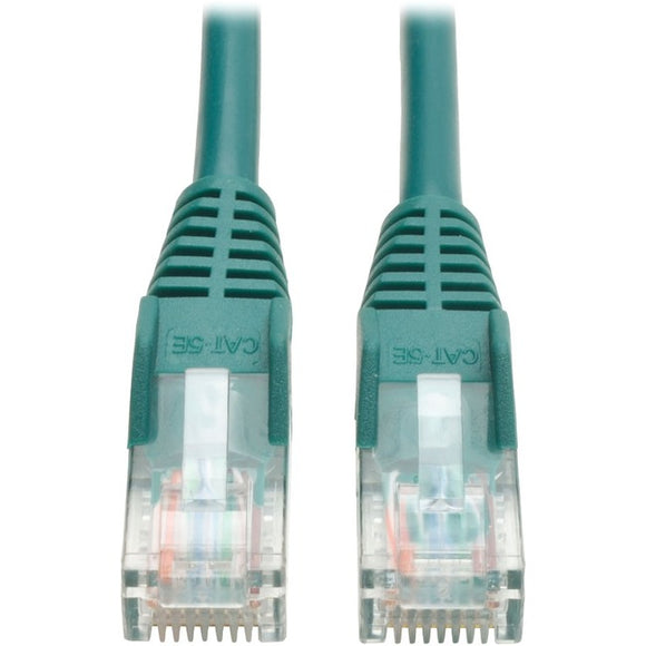 Tripp Lite 15ft Cat5e / Cat5 Snagless Molded Patch Cable RJ45 M/M Green 15'