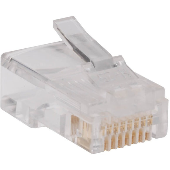 Tripp Lite RJ45 for Solid / Standard Conductor 4-Pair Cat5e Cat5 Cable 100 Pack