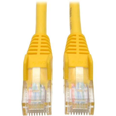 Tripp Lite 6ft Cat5e Cat5 Snagless Molded Patch Cable RJ45 M/M Yellow 6'