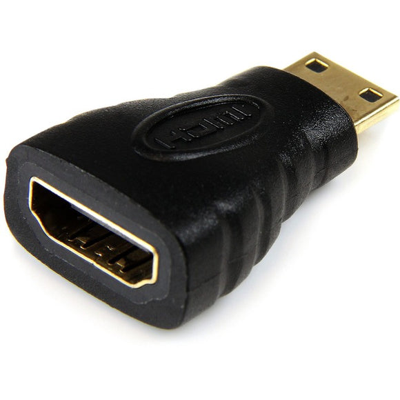 StarTech.com Mini HDMI to HDMI Adapter, 4K High Speed HDMI Adapter, 4K 30Hz Ultra HD High Speed HDMI Adapter, UHD Mini HDMI Adapter 4K