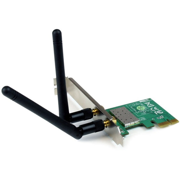 StarTech.com PCI Express Wireless Adapter 300 Mbps PCIe 802.11 b/g/n Network Adapter Card 2T2R 2.2 dBi