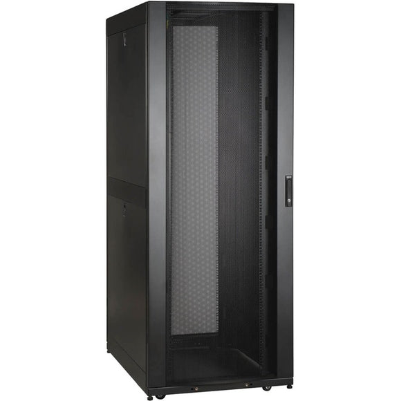Tripp Lite 42U SmartRack Wide Standard-Depth Rack Enclosure Cabinet with doors side panels & shock pallet packaging