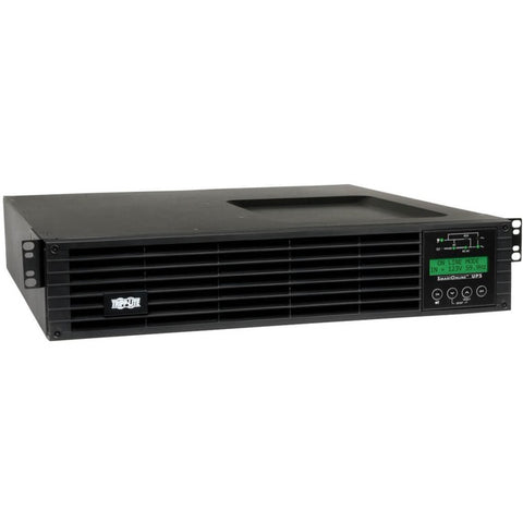 Tripp Lite UPS Smart Online 2200VA 1800W Rackmount 120V LCD USB DB9 Preinstalled SNMPWEBCARD 2URM