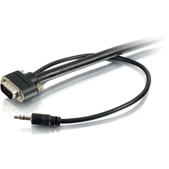 C2G 35ft VGA Video + 3.5mm AUX Stereo Audio Cable - In Wall CMG-Rated - M/M