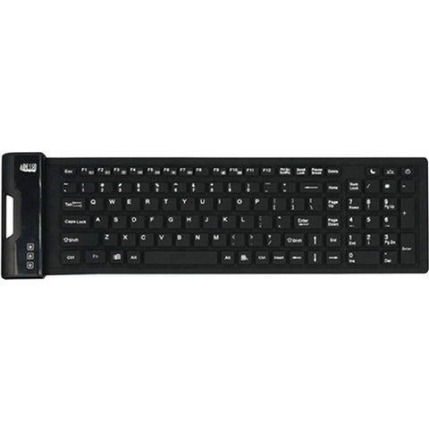 Adesso Antimicrobial Waterproof Flex Keyboard (Compact Size)