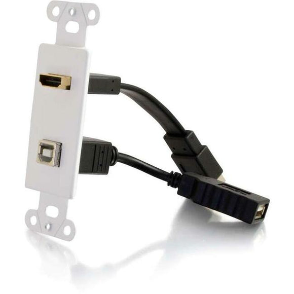 C2G HDMI and USB Pass Through Wall Plate