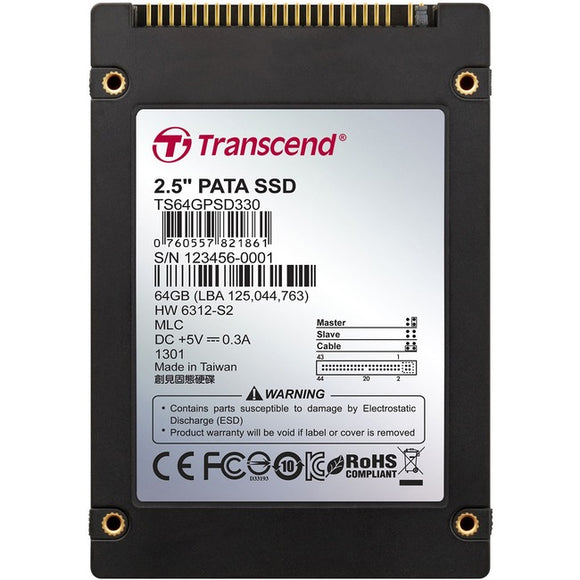 Transcend PSD330 64 GB Solid State Drive - 2.5