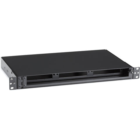 Black Box Rackmount Fiber Shelf, 1U, 3-Adapter Panel