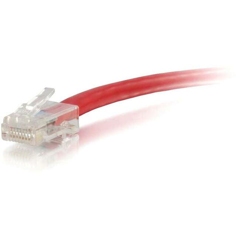 C2G 2 ft Cat6 Non Booted UTP Unshielded Network Patch Cable - Red