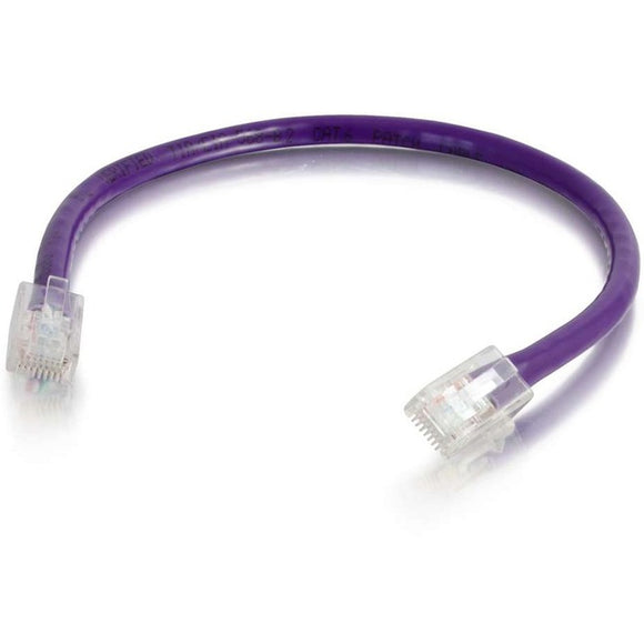 C2G 15 ft Cat6 Non Booted UTP Unshielded Network Patch Cable - Purple