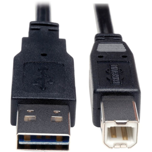 Tripp Lite 10ft Hi-Speed USB 2.0 Universal Reversible Device Cable M/M 10'