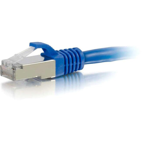 C2G-15ft Cat6a Snagless Shielded (STP) Network Patch Cable - Blue